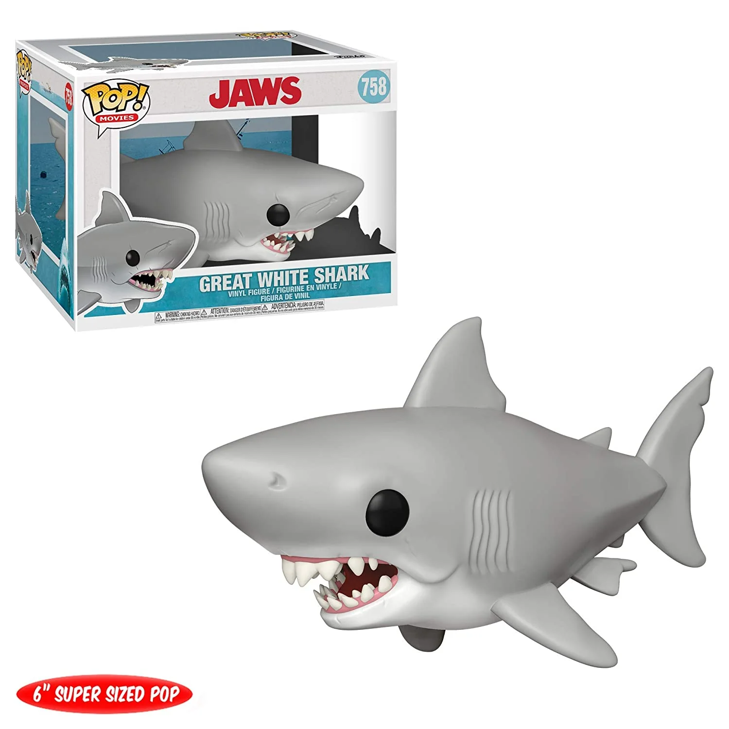 Funko Pop! Super Movies: Jaws - Jaws - Image 1