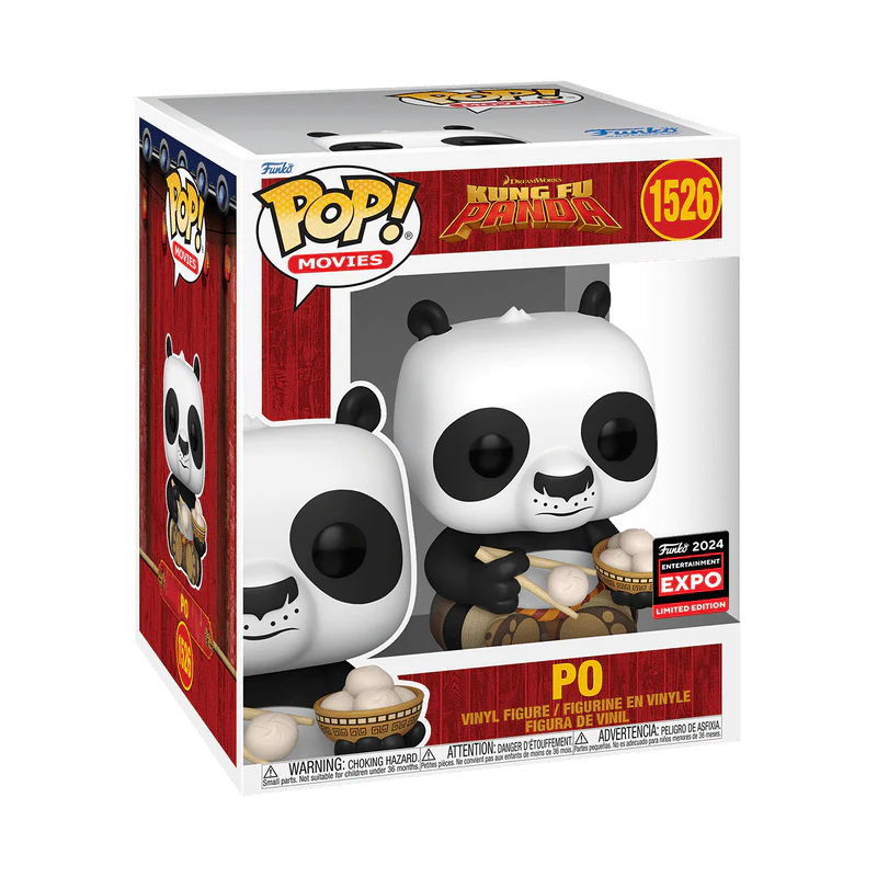 Funko Pop! Super Movies: Kung Fu Panda - Super Po with Dumplings 2024 Limited Edition Entertainment Expo Shared Exclusive - Image 2