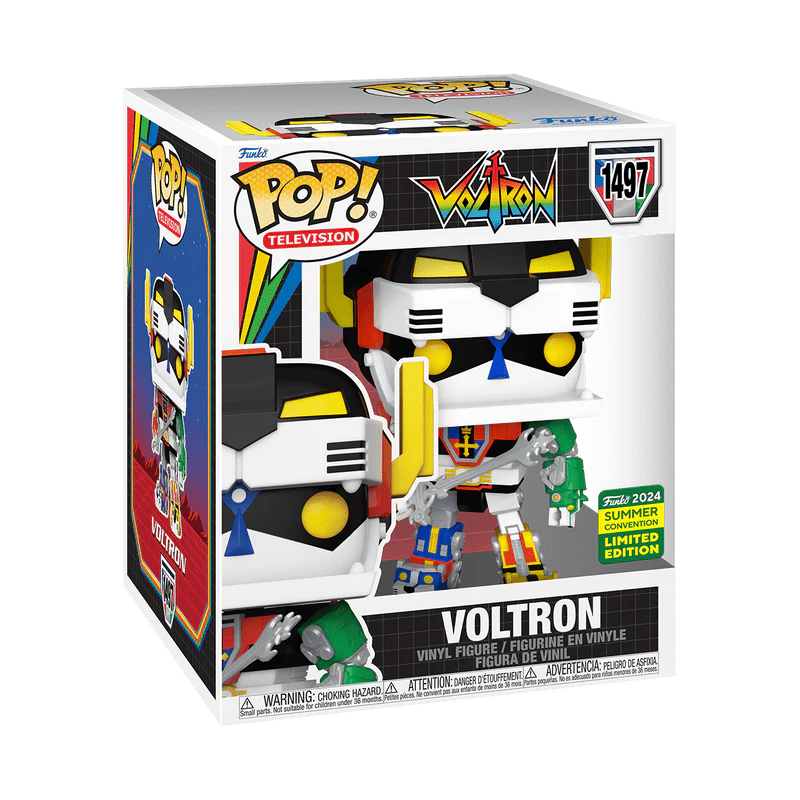 Funko Pop! Super Television: Voltron - Voltron with Blazing Sword #1497 2024 Summer Convention - Image 2