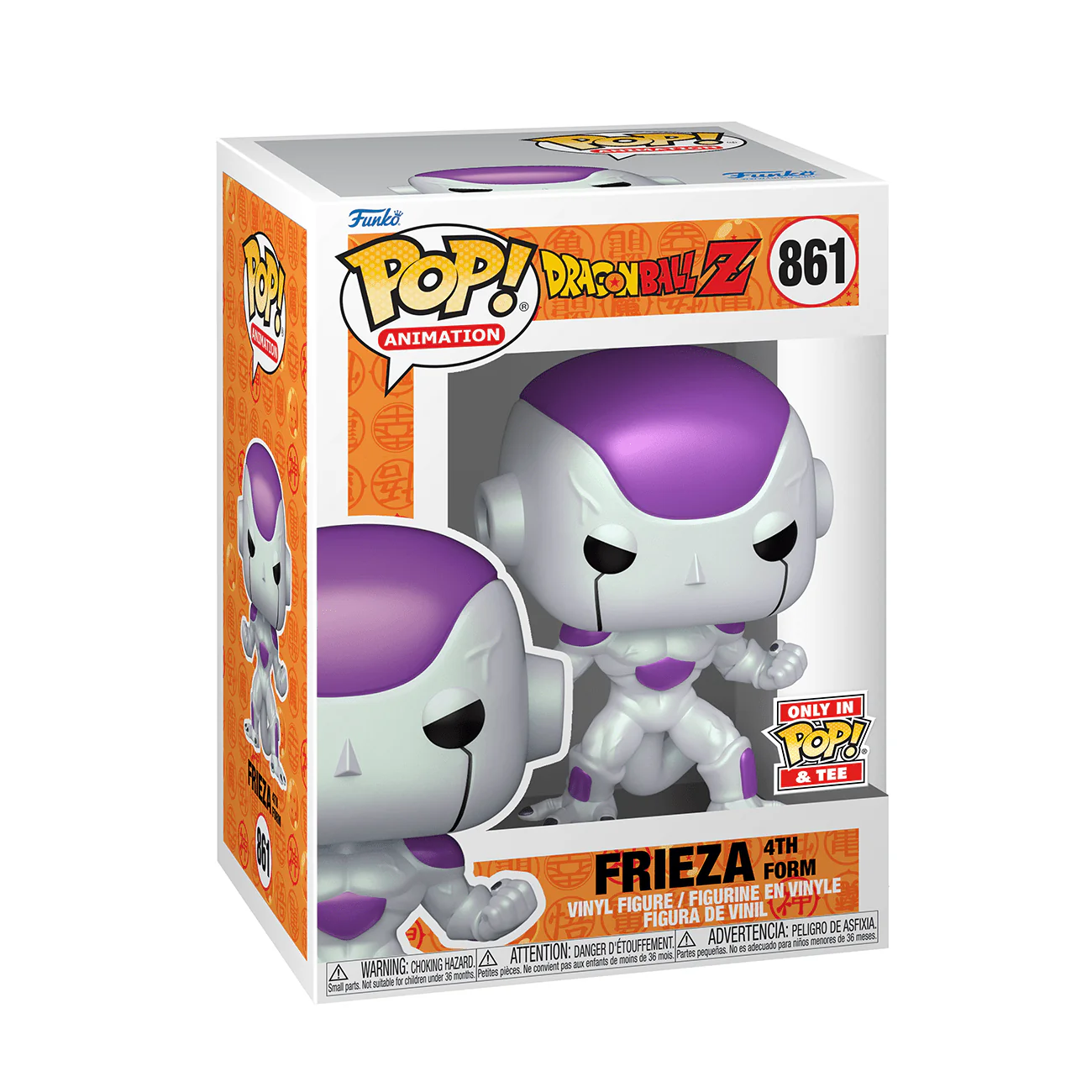 Funko Pop! & Tee: Dragon Ball Z - Frieza 4th Form Pearl - Image 2