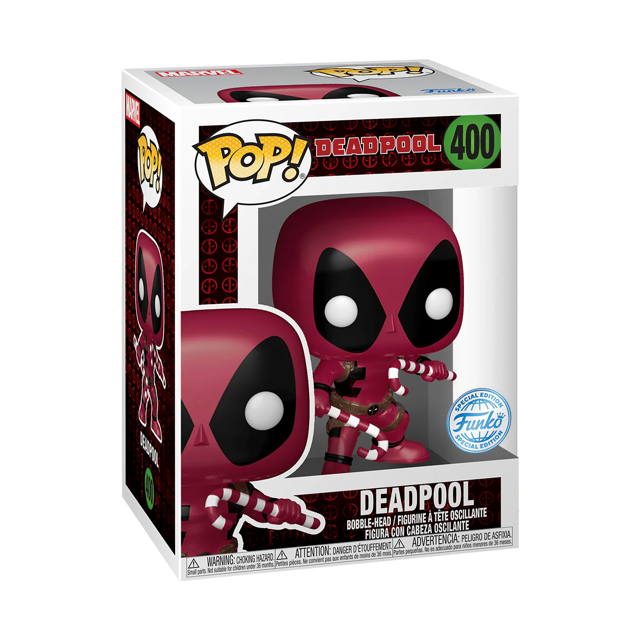 Funko Pop! & Tee: Marvel - Deadpool Holiday - Image 2
