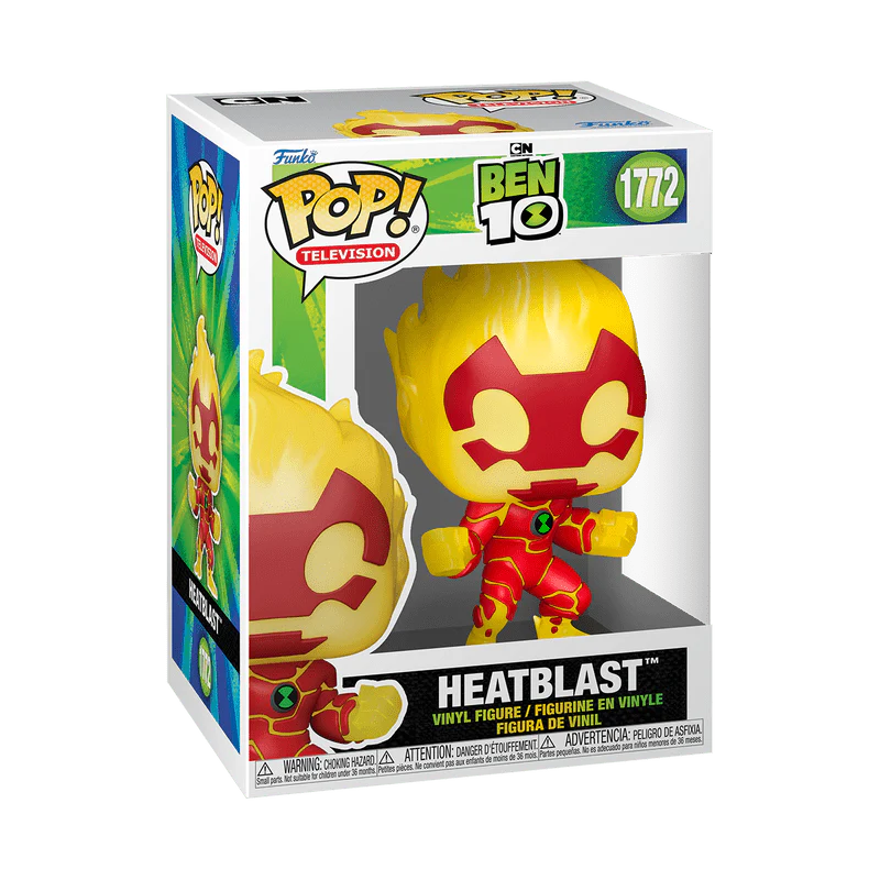 Funko Pop! Television: Ben 10 - Heatblast #1772 - Image 2