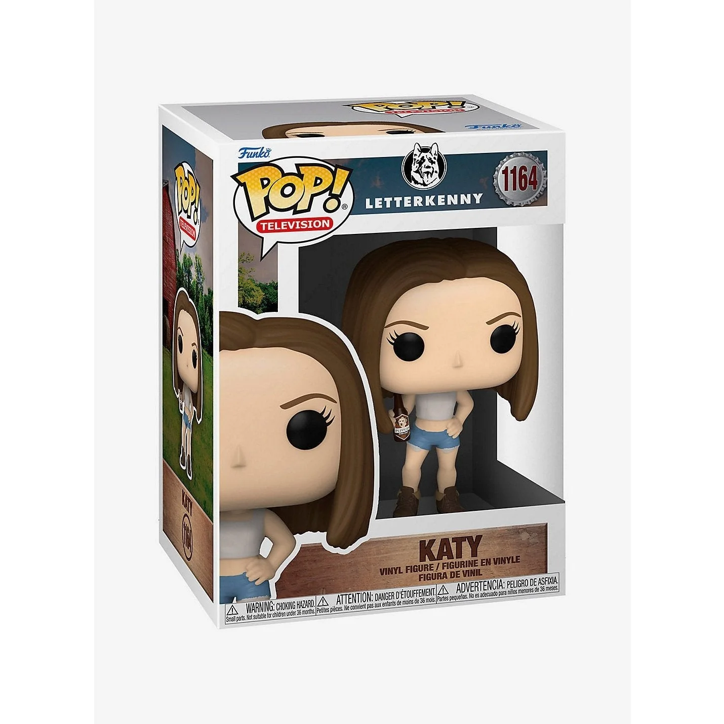 Funko Pop! Television: Letterkenny - Katy with Puppers & Beer #1164 - Image 2