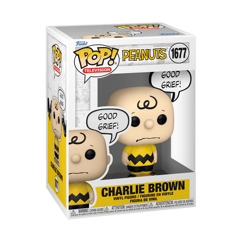 Funko Pop! Television: Peanuts - Charlie Brown Good Grief! #1677 - Image 2