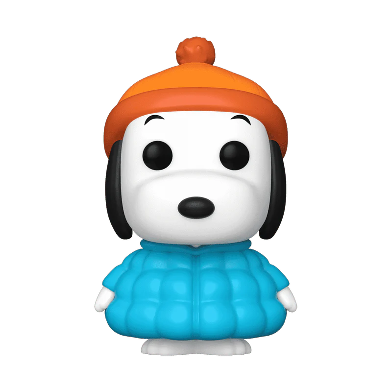 Funko Pop! Television: Peanuts – Snoopy in Blue Puffer Jacket #1681 Chase Specialty Series Exclusive