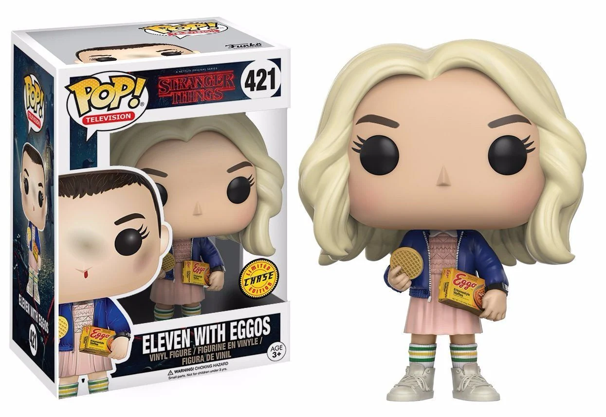 Funko Pop! Television: Stranger Things - Eleven In Wig With Eggos Chase - Image 1