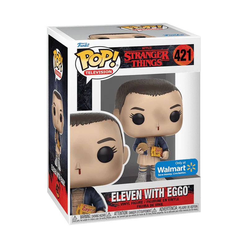 Funko Pop! Television: Stranger Things - Eleven with Eggos #421 Walmart Exclusive - Image 2