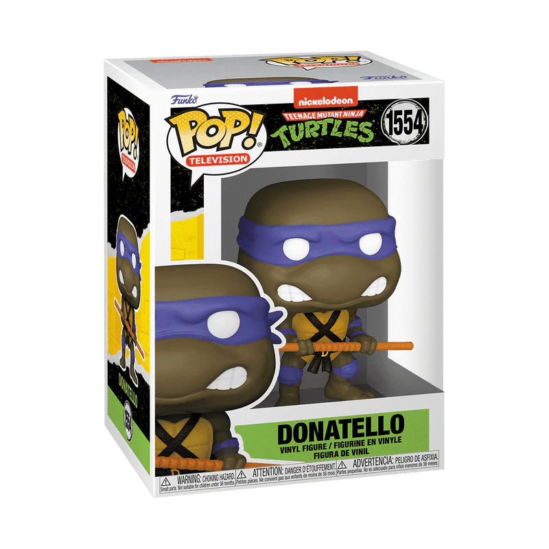 Funko Pop! Television: Teenage Mutant Ninja Turtles - Donatello Classic #1554 - Image 2