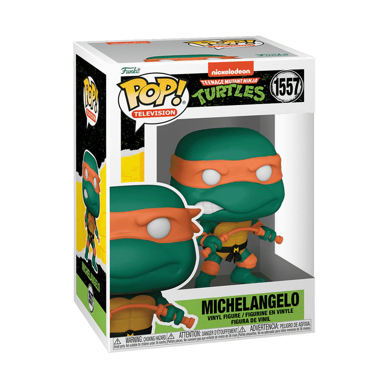 Funko Pop! Television: Teenage Mutant Ninja Turtles - Michelangelo Classic #1557 - Image 2