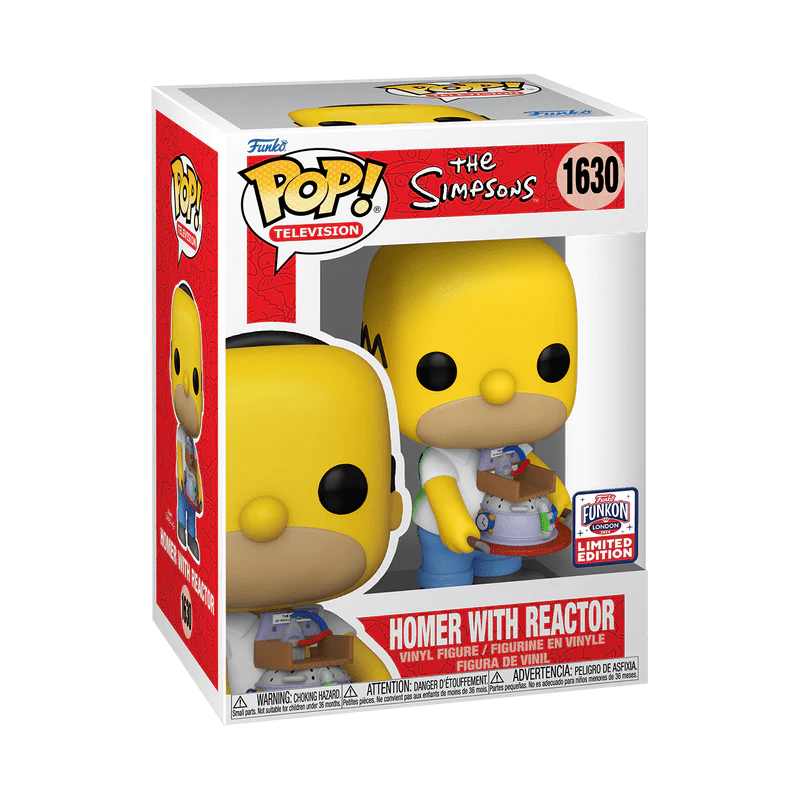 Funko Pop! Television: The Simpsons - Homer with Reactor #1630 2024 FunKon London - Image 2