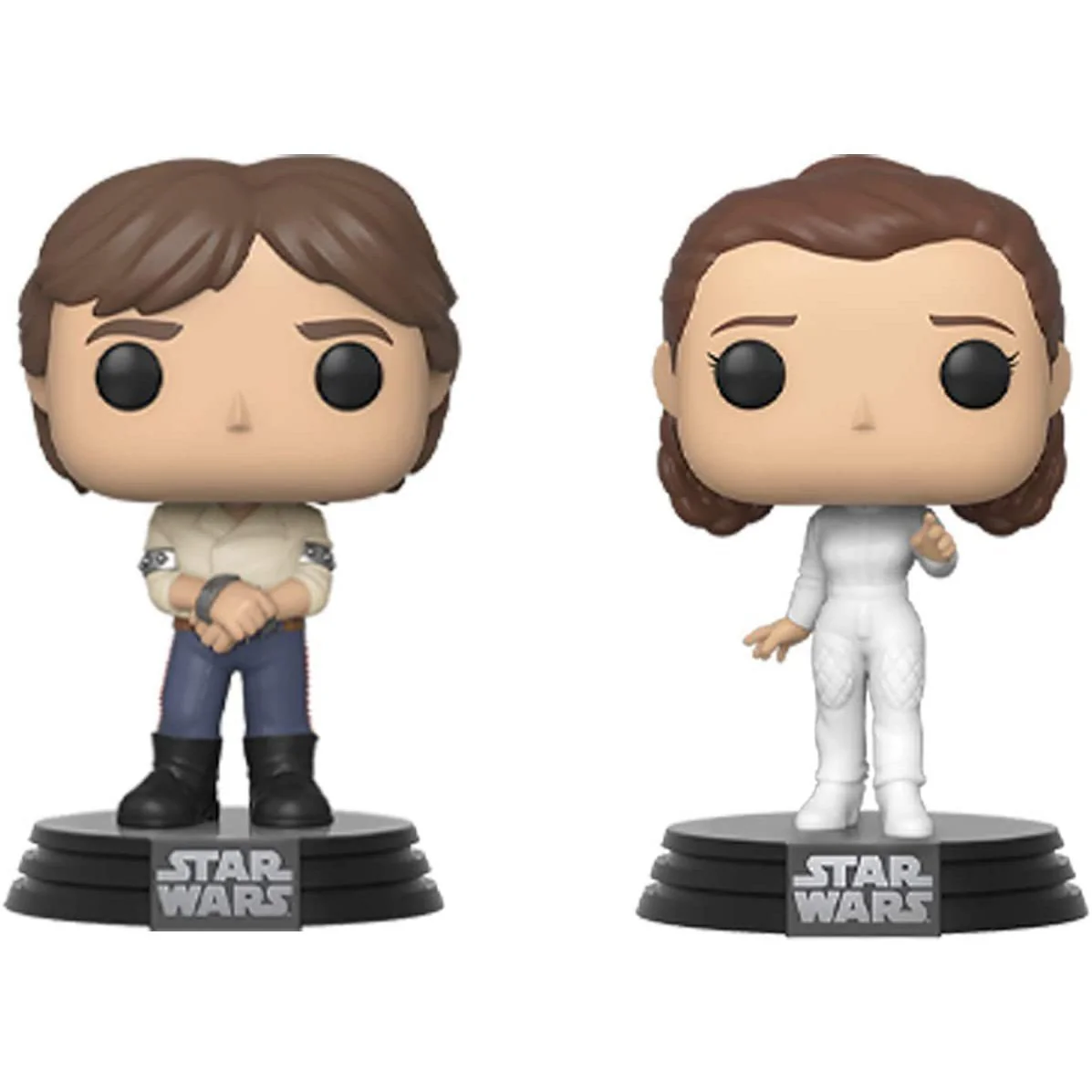 Funko Pop! The Star Wars: Empire Strikes - Han Solo & Leia 2-Pack - Image 2