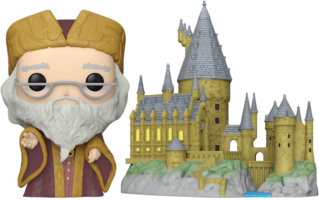 Funko Pop! Town: Harry Potter 20th Anniversary – Dumbledore with Hogwarts Vinyl Figure