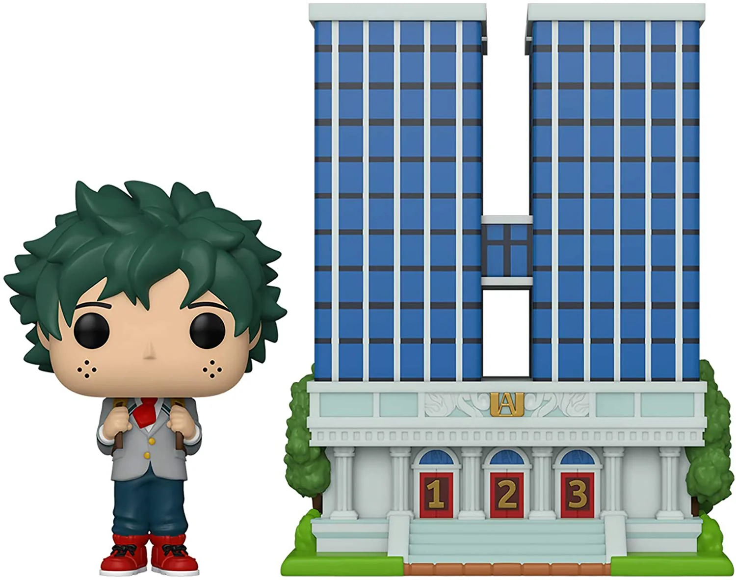 Funko Pop! Town: My Hero Academia – U.A. High School with Deku in Uniform Vinyl Figure