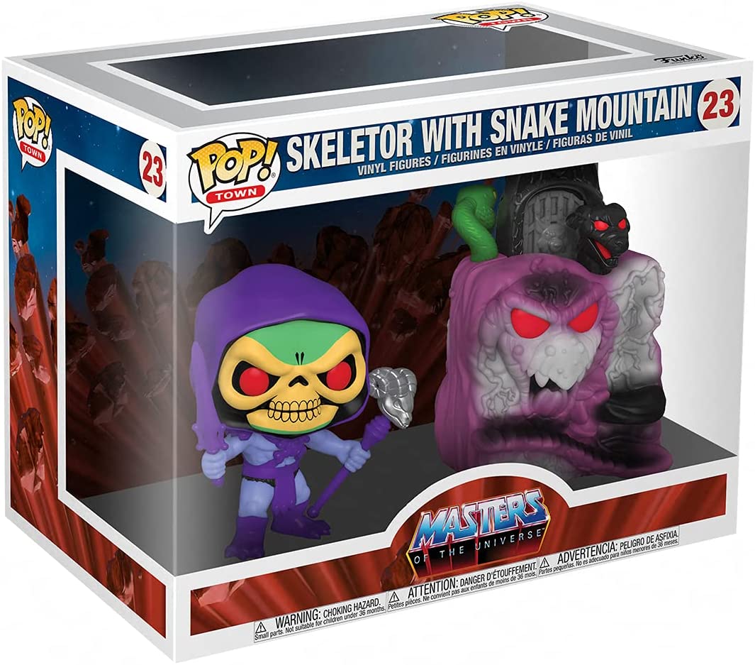 Funko Pop! Town Retro Toys: Masters of the Universe - Skeletor with Snake Mountain #23 - Image 2