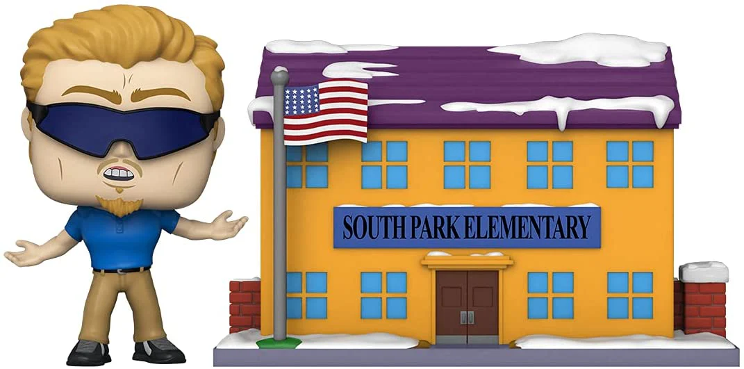 Funko Pop! Town: South Park – South Park Elementary w/ PC Principal Vinyl Figure