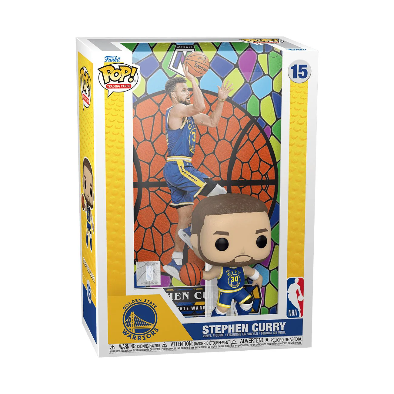 Funko Pop! Trading Cards: NBA - Stephen Curry Mosaic - Image 2