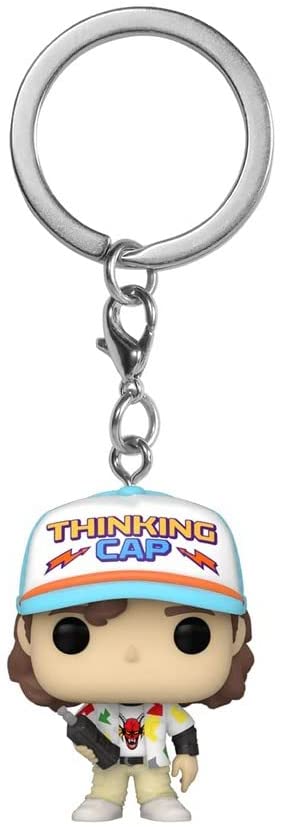 Funko Pop! TV Keychain: Stranger Things - Dustin Vinyl Figure - Image 1