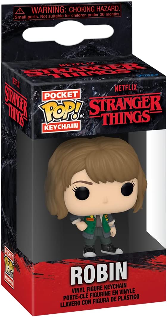 Funko Pop! TV Keychain: Stranger Things - Robin Vinyl Figure - Image 2
