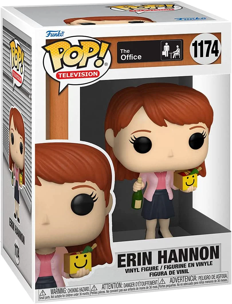 Funko Pop! TV The Office - Erin with Happy Box & Champagne Vinyl Figure - Image 2