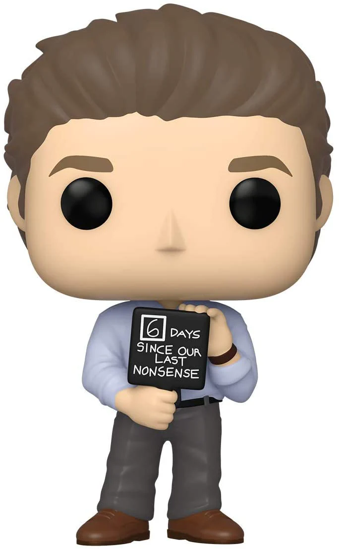 Funko Pop! TV: The Office – Jim with Nonsense Sign Vinyl Figure