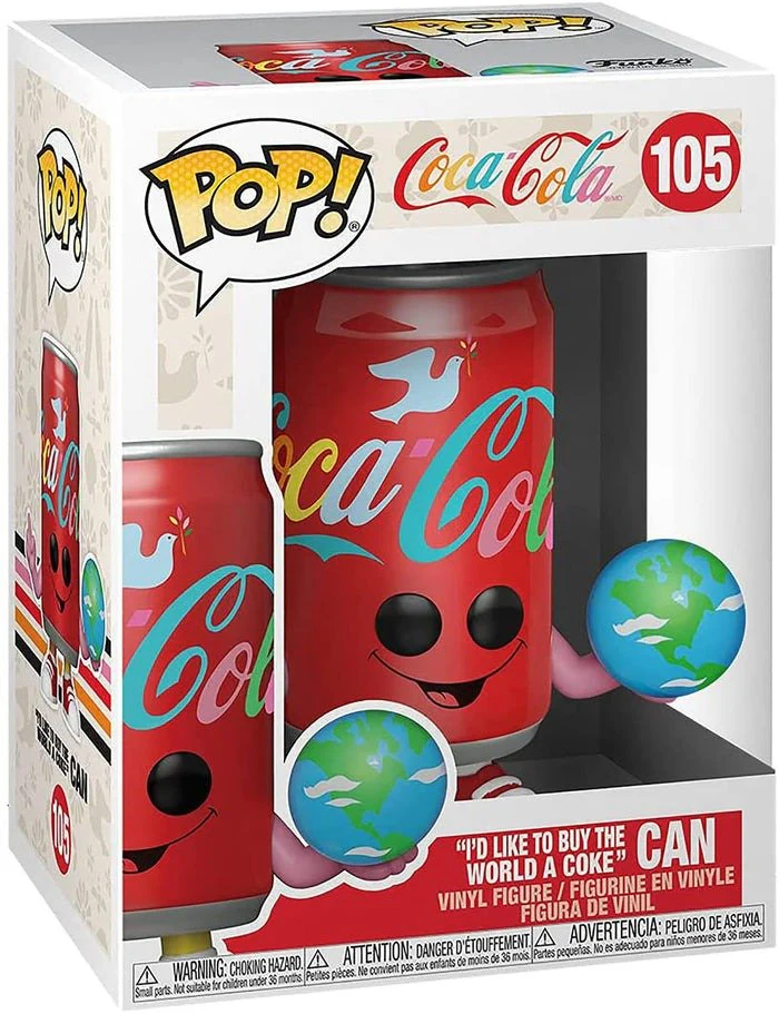 Funko Pop! Ad Icons: Coca-Cola - "I'd Like to Buy the World a Coke" Can #105 - Image 2