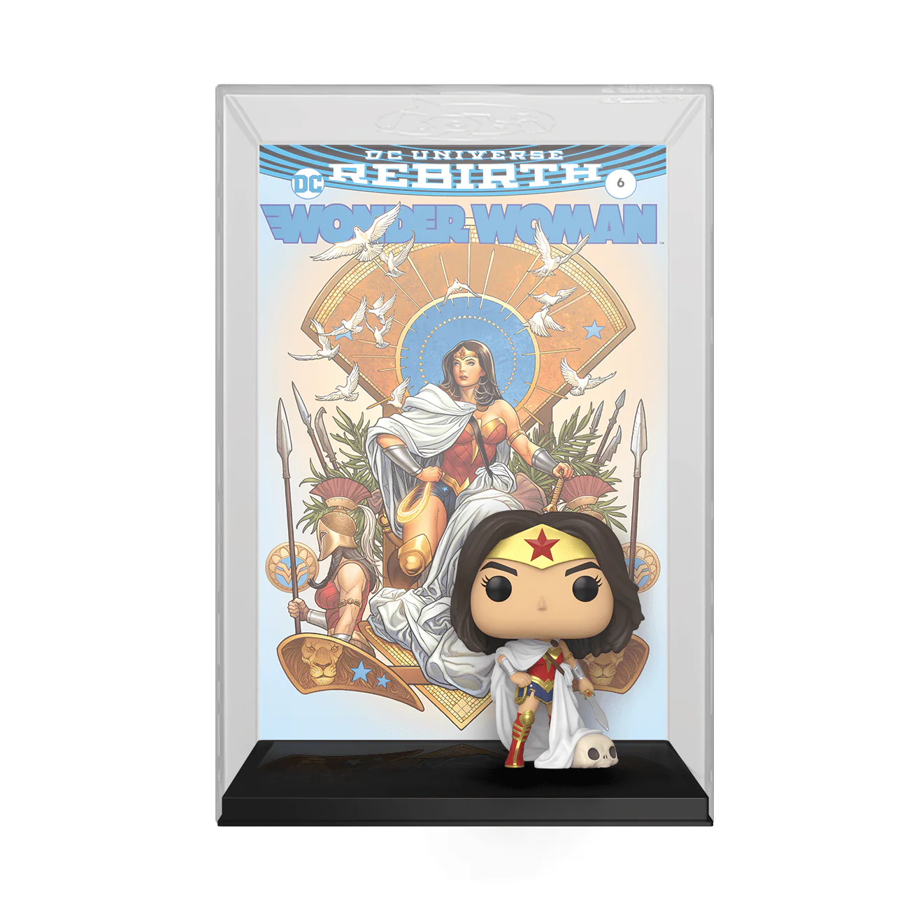 Funko Pop! Vinyl Comic Cover: Wonder Woman 80th Rebirth On Throne - Image 1