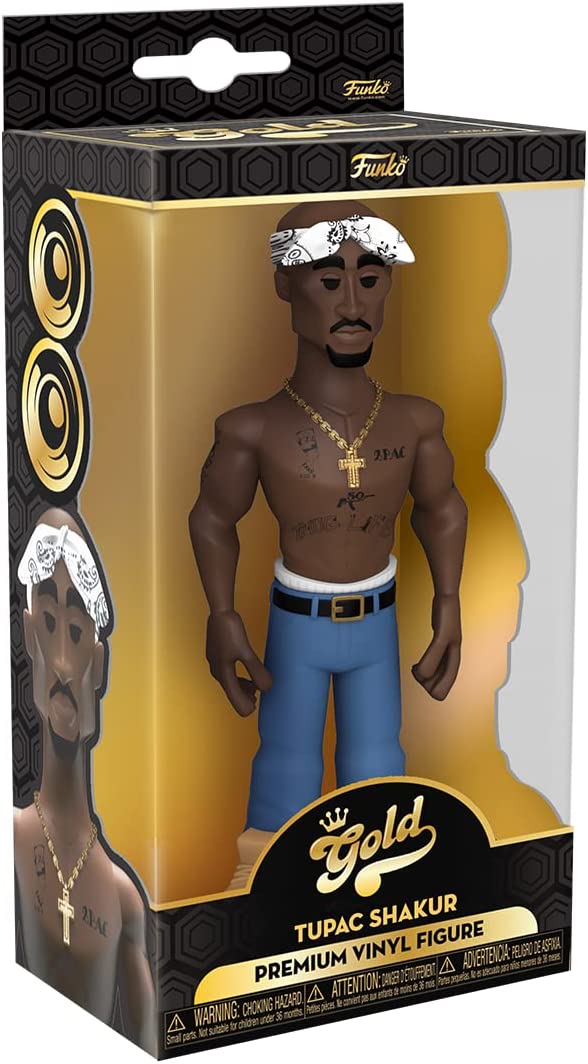 Funko Pop! Vinyl Gold: Tupac 5" Vinyl Figure - Image 2