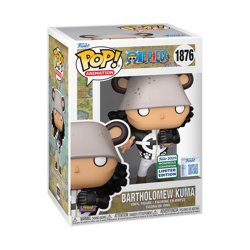 Funko Pop! With Protector Animation: One Piece - Bartholomew Kuma #1876 2025 Wondrous Convention Limited Edition - Image 2