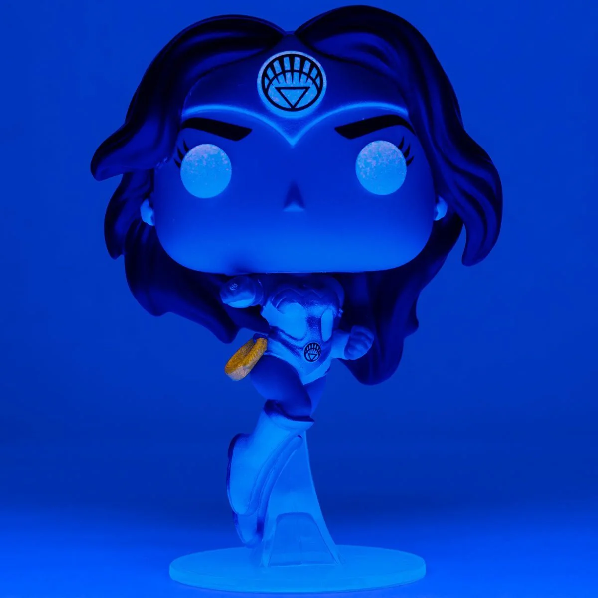 Funko Pop! Heroes: Wonder Woman 80th Anniversary - White Lantern Wonder Woman #423 Glow-in-the-Dark Entertainment Earth Exclusive - Image 2