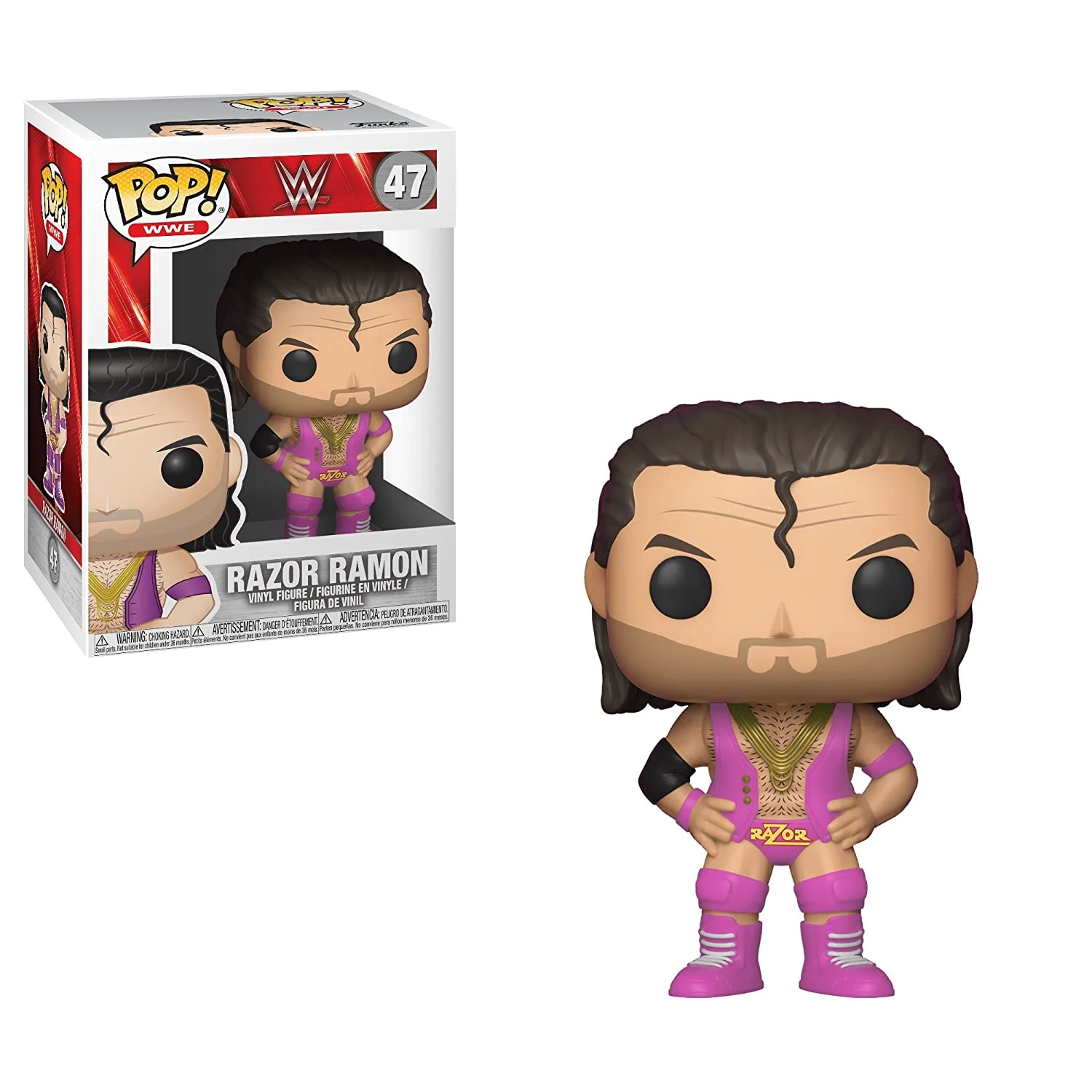 Funko Pop WWE Razor Ramon Vinyl Action Figure - Image 1