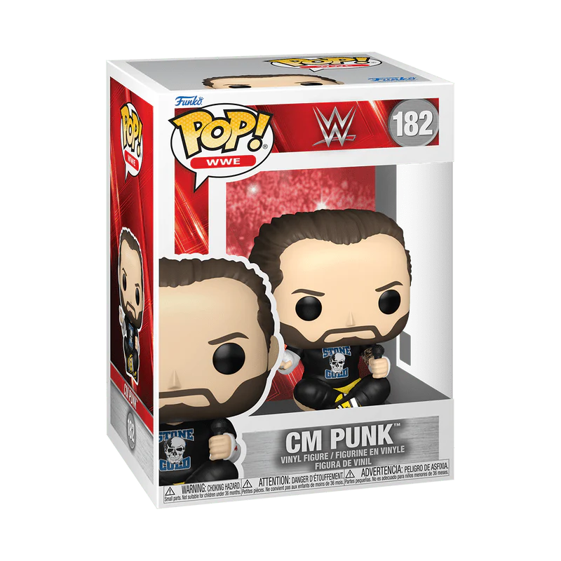 Funko Pop! WWE: CM Punk Pipe Bomb Promo #182 - Image 2