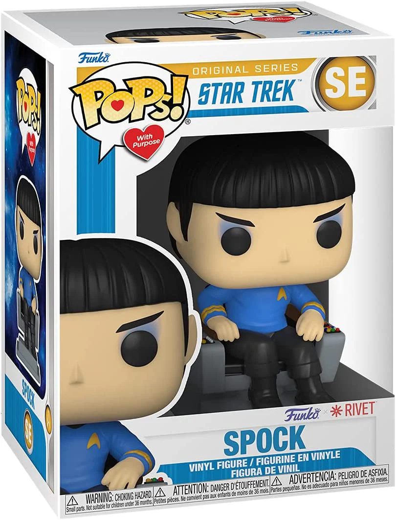 Funko Pops! With Purpose Rivet TV: Star Trek - Spock in Chair - Image 2