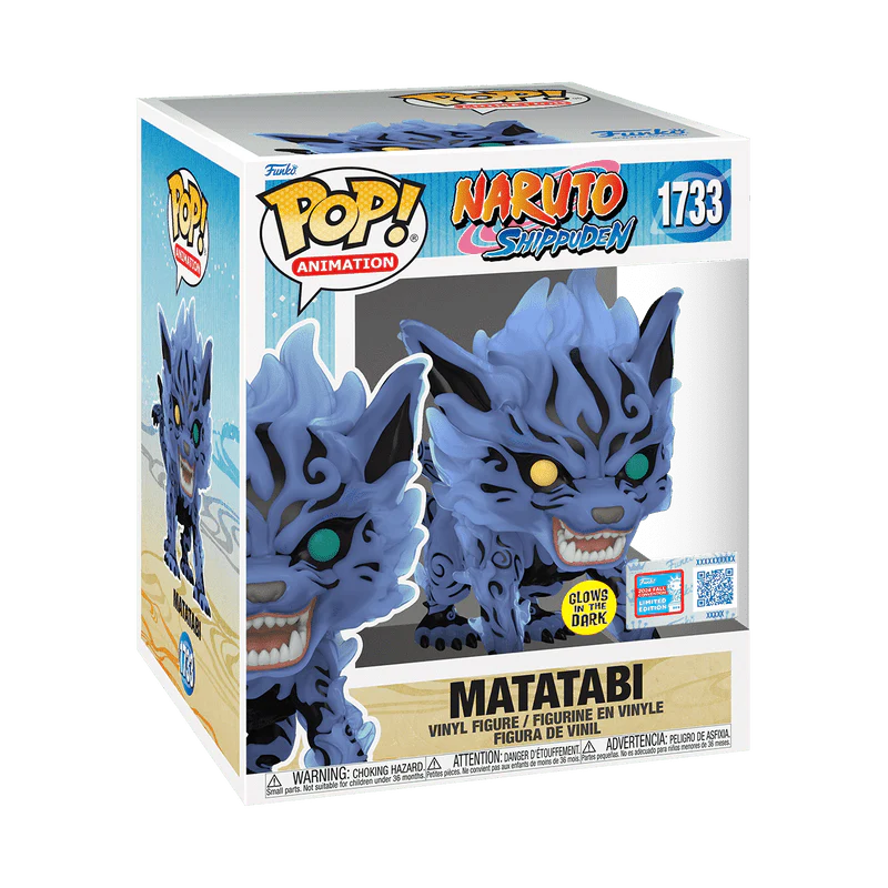 Funko Pop! Super Animation: Naruto Shippuden - Matatabi Glow-in-the-Dark #1733 2024 Fall Convention Exclusive - Image 3