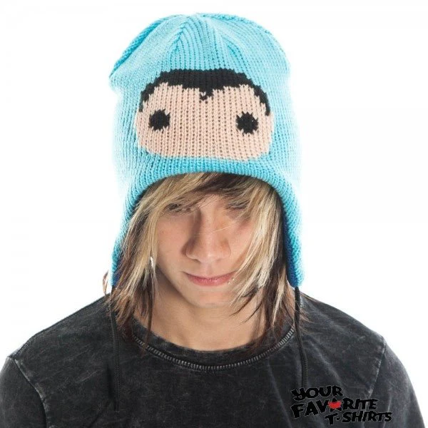 Funko Superman Symbol DC Comics Reversible Laplander Beanie