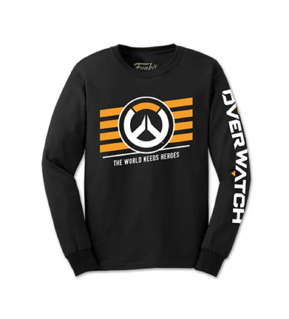 Funko Tee Overwatch – Overwatch Logo Long Sleeve Adult T-Shirt