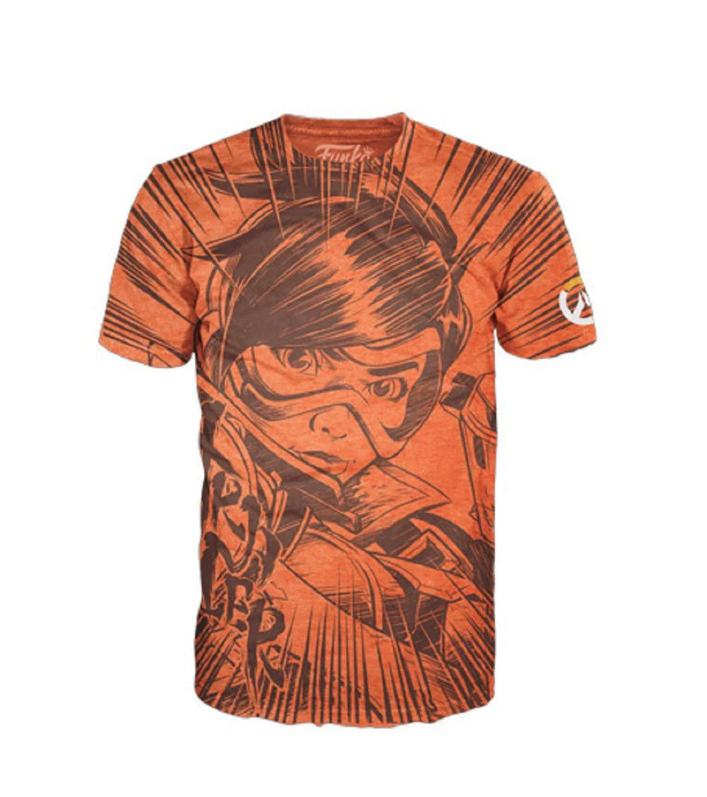 Funko Tee Overwatch - Tracer Jumbo Print Adult T-Shirt - Image 2