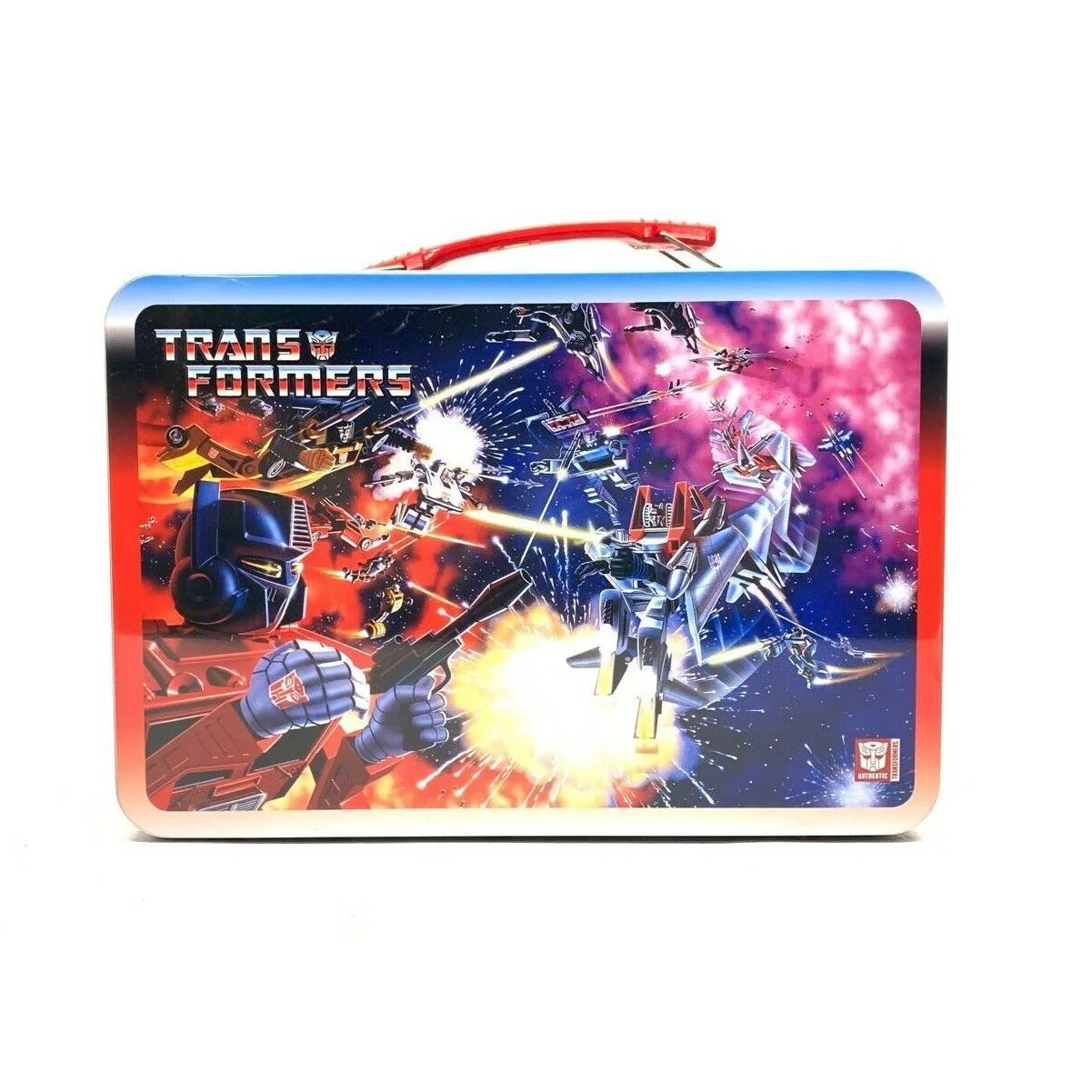 Funko Transformers Vs G.I.Joe Metal Lunch Box Exclsuive New Empty Tin
