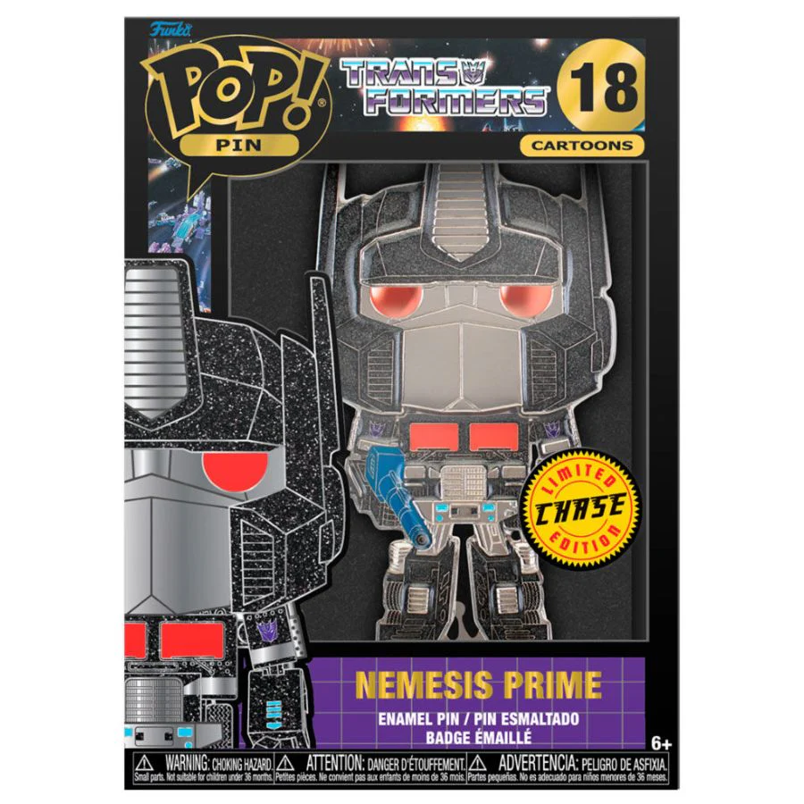 Funko Pop! Sized Pins: Transformers - Optimus Prime Chase Pin - Image 2