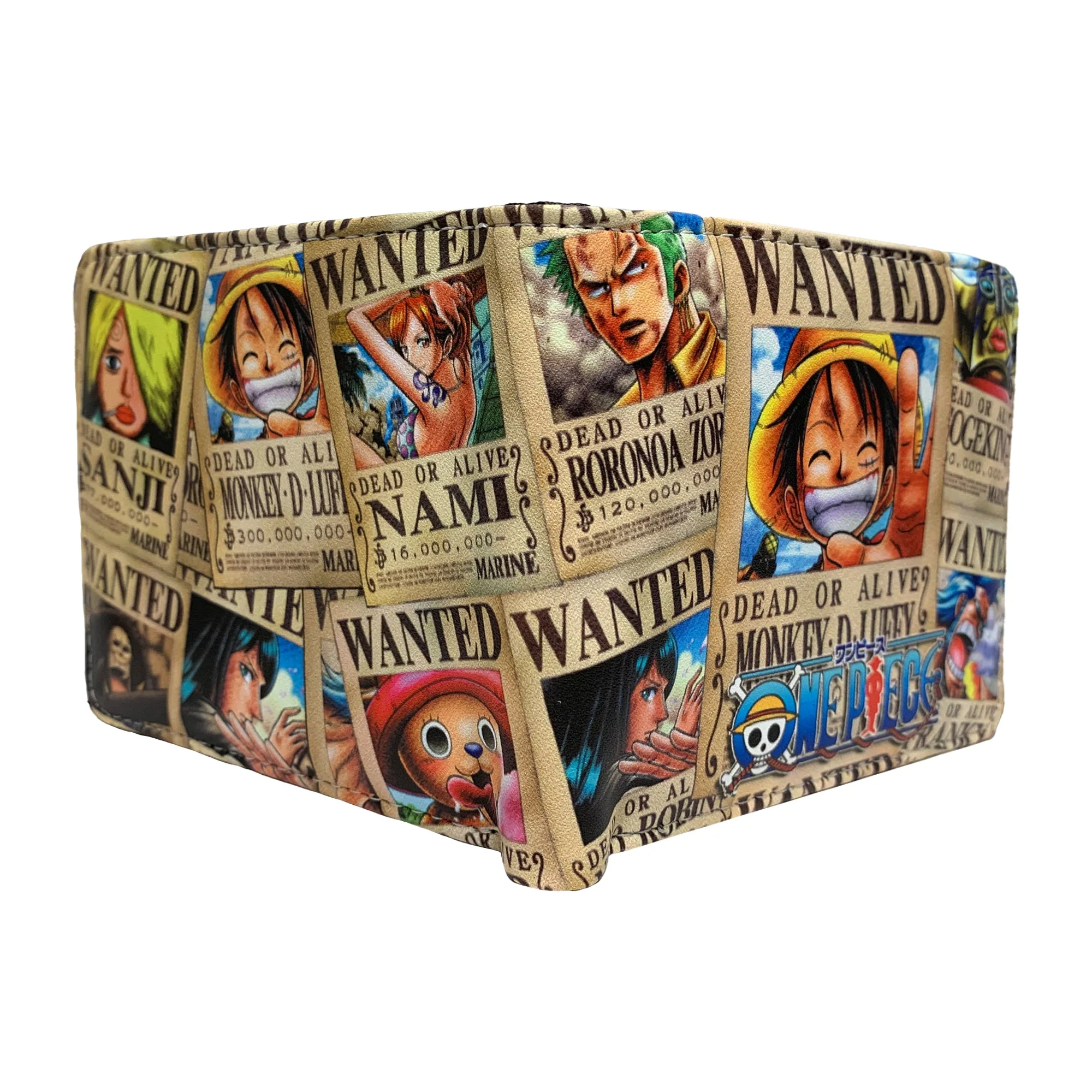 One Piece – Luffy And Crew Wanted Posters Bi Fold Anime Wallet