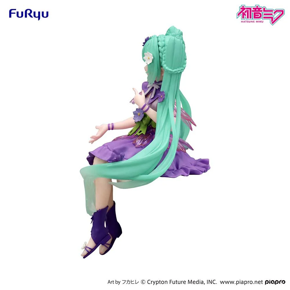 FuRyu - Hatsune Miku - Hatsune Miku Noodle Stopper Figure Flower Fairy Cosmos Purple Color Version - Image 2