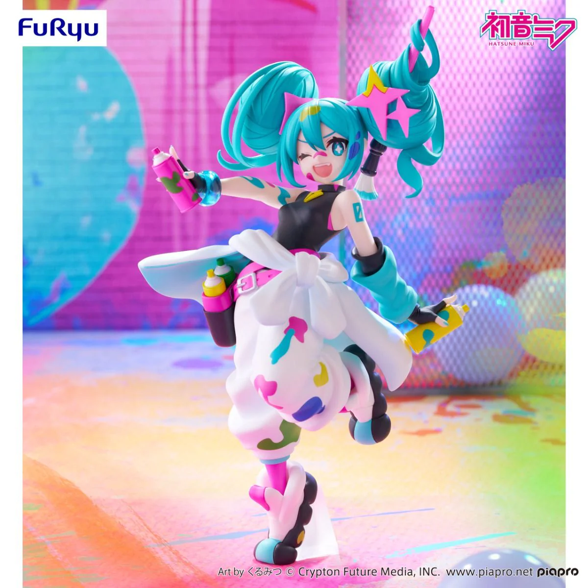FuRyu - Hatsune Miku - Hatsune Miku Trio Try iT Figure Paint Girl - Image 2