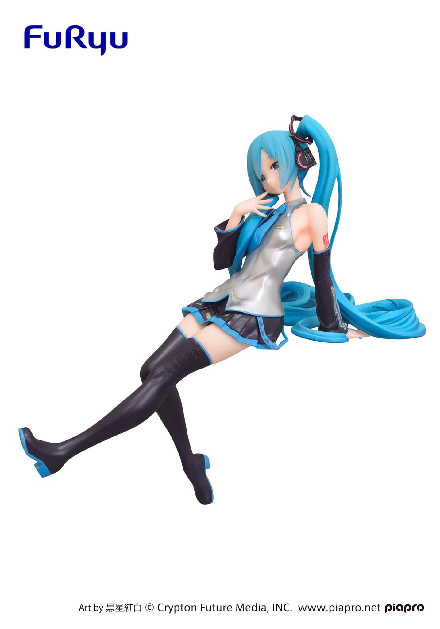 FuRyu - Hatsune Miku Kuroboshi Kouhaku Version Noodle Stopper Figure - Image 2