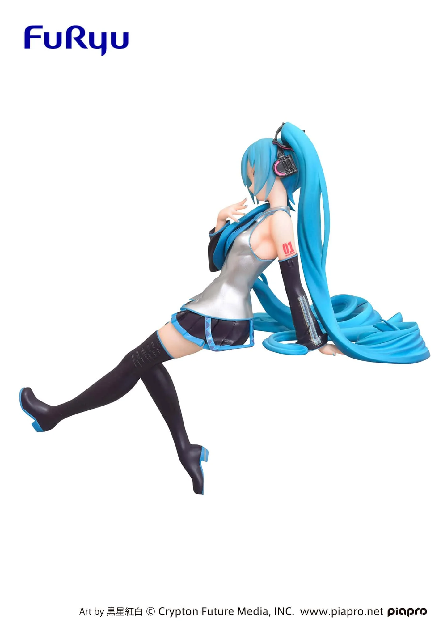FuRyu - Hatsune Miku Kuroboshi Kouhaku Version Noodle Stopper Figure - Image 3