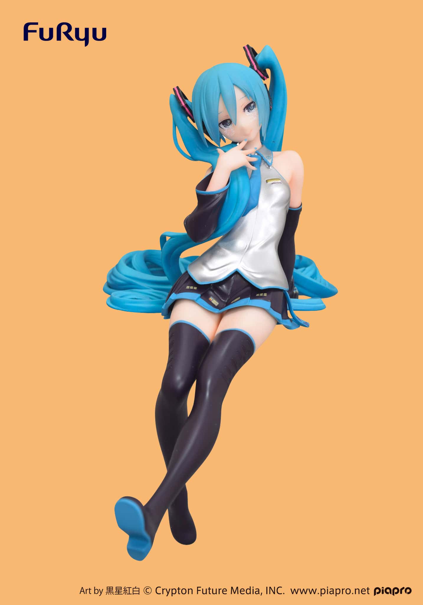 FuRyu - Hatsune Miku Kuroboshi Kouhaku Version Noodle Stopper Figure - Image 1