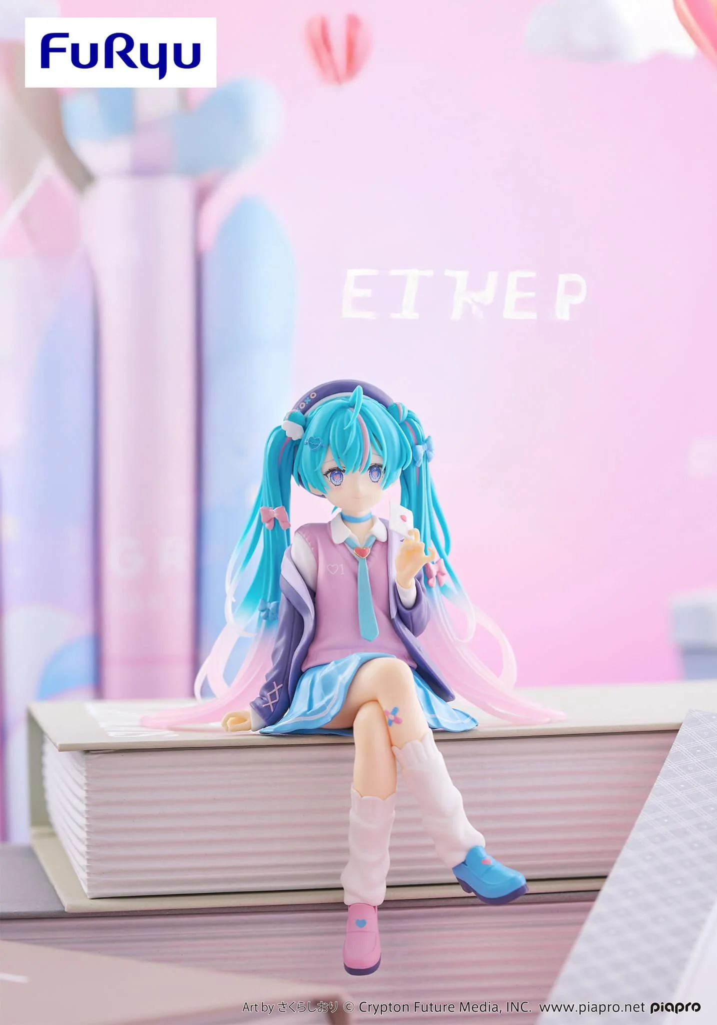 FuRyu - Hatsune Miku Love Blazer Navy Color Version Noodle Stopper Figure - Image 3