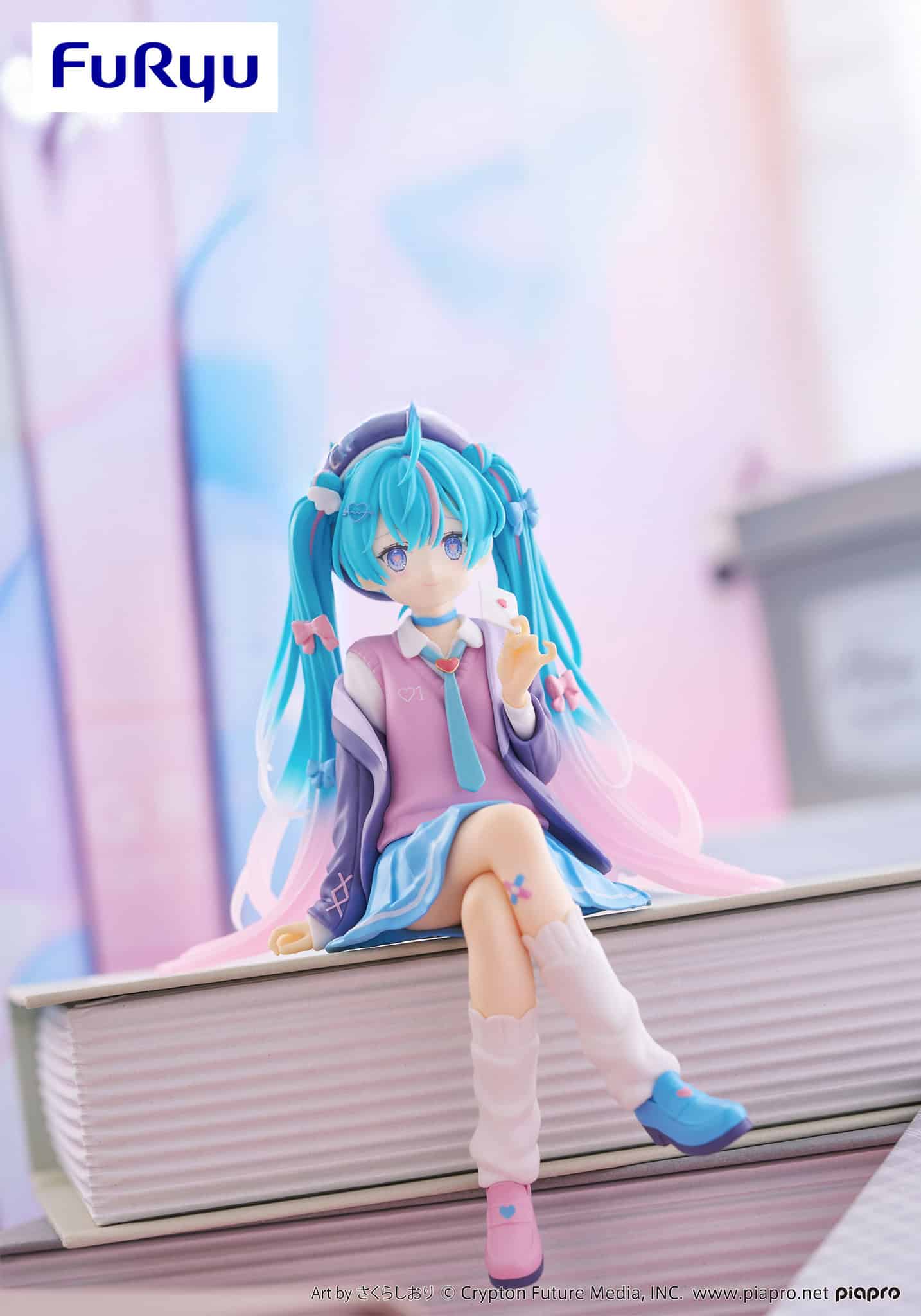 FuRyu - Hatsune Miku Love Blazer Navy Color Version Noodle Stopper Figure - Image 1