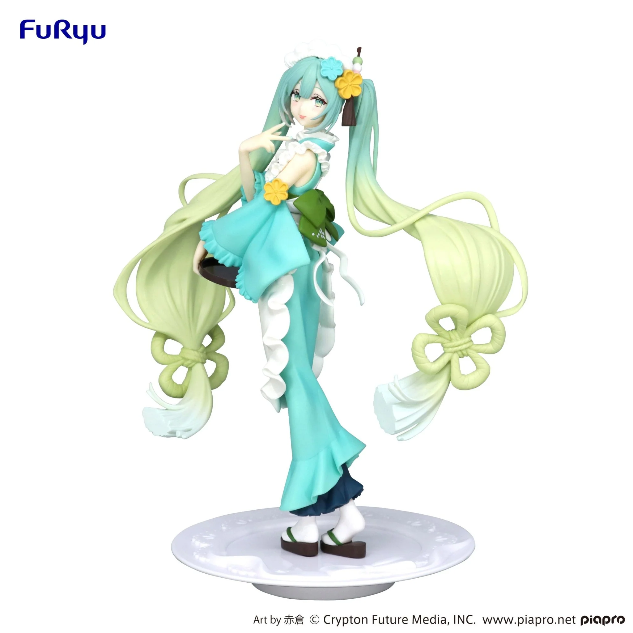 FuRyu - Hatsune Miku - Matcha Green Tea Parfait Mint Version Exceed Creative Figure - Image 2