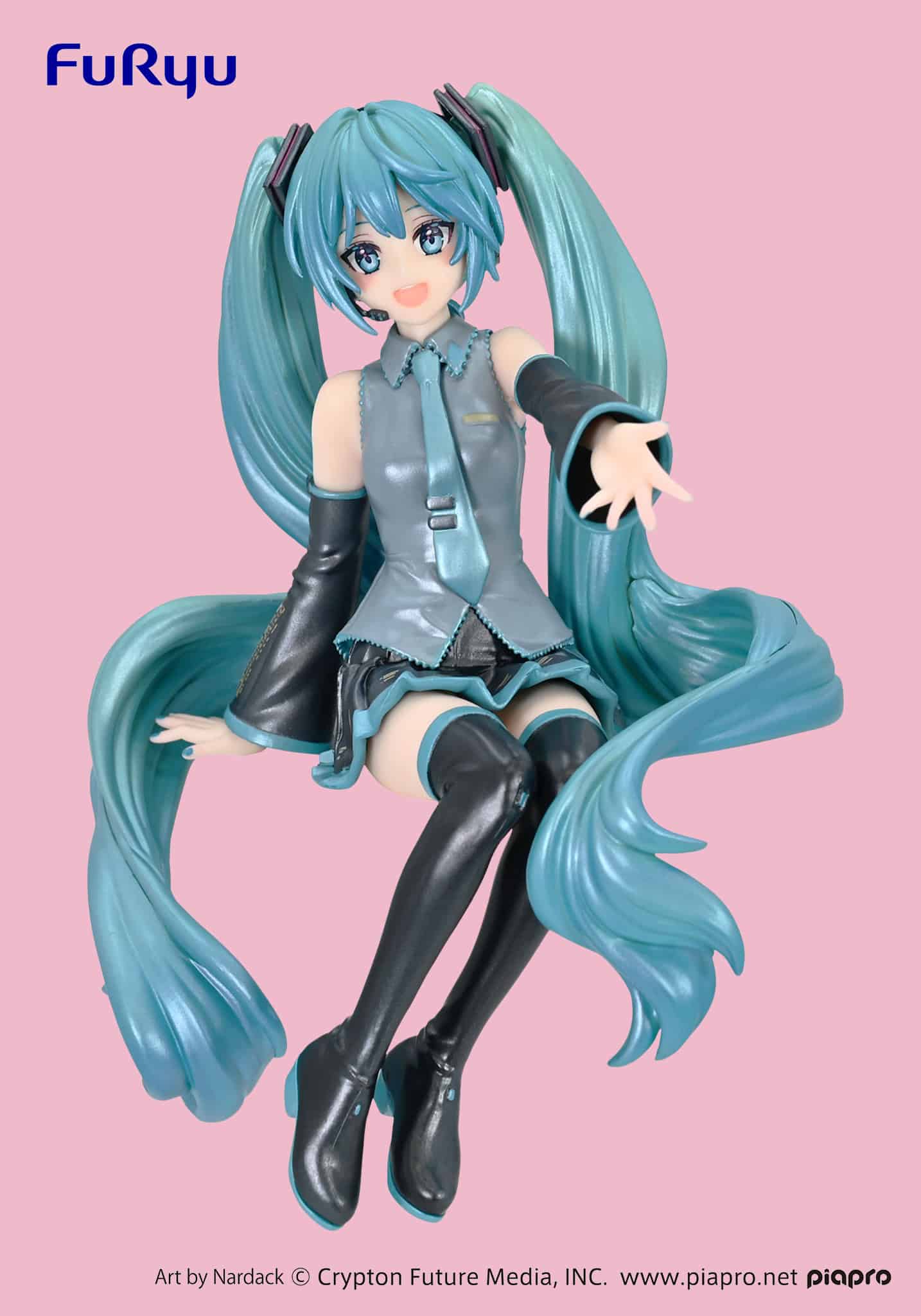 FuRyu - Hatsune Miku Nardack Pearl Color Version Noodle Stopper Figure - Image 1