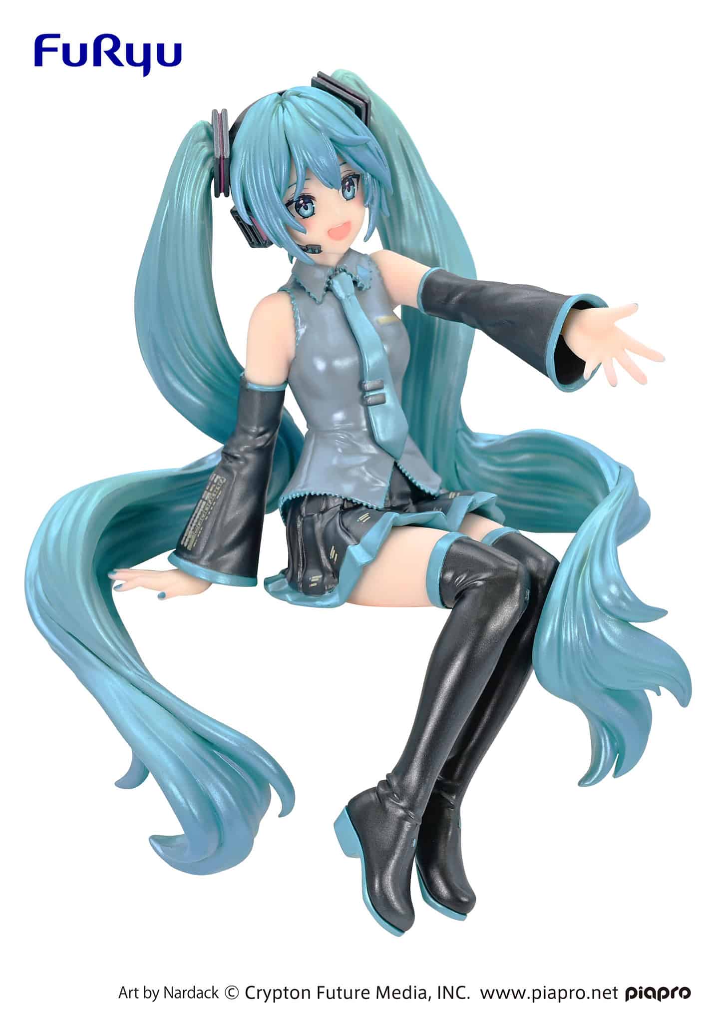 FuRyu - Hatsune Miku Nardack Pearl Color Version Noodle Stopper Figure - Image 3