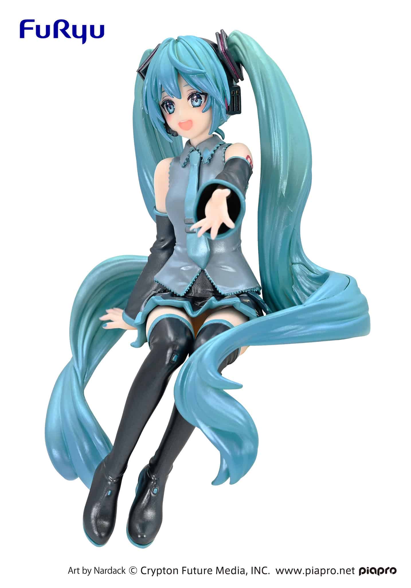 FuRyu - Hatsune Miku Nardack Pearl Color Version Noodle Stopper Figure - Image 2
